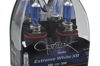 Hella Optilux H8 12V/35W XB Xenon White Bulb (pair) - Lights