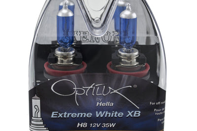 Hella Optilux H8 12V/35W XB Xenon White Bulb (pair) - Lights