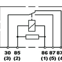 Hella Relay 12V 20/40A Spdt Res Wthr Bkt - Lights