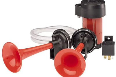Hella Twin Trumpet Horn Kit 12V 240W 795-800Hz 118dB - Exterior Styling