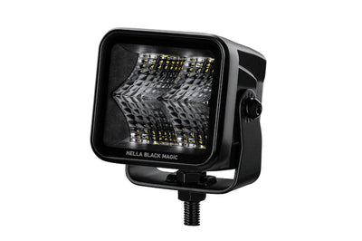 Hella Universal Black Magic 2.7in L.E.D. Cube Kit - Flood Beam - Lights