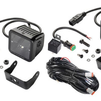 Hella Universal Black Magic 3.2in L.E.D. Cube Kit - Flood Beam (Long Range) - Lights