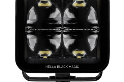 Hella Universal Black Magic 3.2in L.E.D. Cube Kit - Flood Beam (Long Range) - Lights