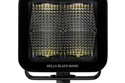Hella Universal Black Magic 3.2in L.E.D. Cube Kit - Flood Beam (Short Range) - Lights