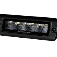 Hella Universal Black Magic 6 L.E.D. Flush Mount Mini Light Bar - Flood Beam - Lights