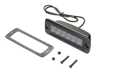Hella Universal Black Magic 6 L.E.D. Flush Mount Mini Light Bar - Flood Beam - Lights