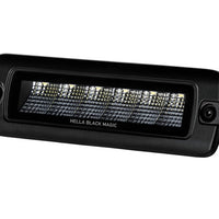 Hella Universal Black Magic 6 L.E.D. Flush Mount Mini Light Bar - Flood Beam - Lights