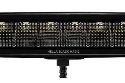 Hella Universal Black Magic 6 L.E.D. Mini Light Bar - Flood Beam - Lights