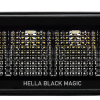 Hella Universal Black Magic 6 L.E.D. Mini Light Bar - Flood Beam - Lights