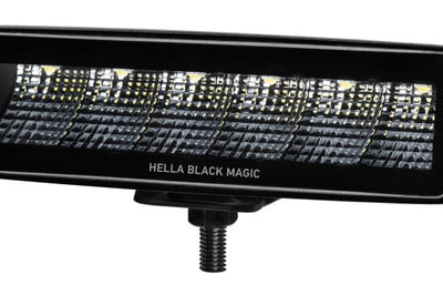 Hella Universal Black Magic 6 L.E.D. Mini Light Bar - Flood Beam - Lights