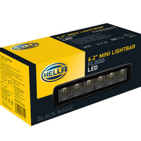 Hella Universal Black Magic 6 L.E.D. Mini Light Bar - Flood Beam - Lights