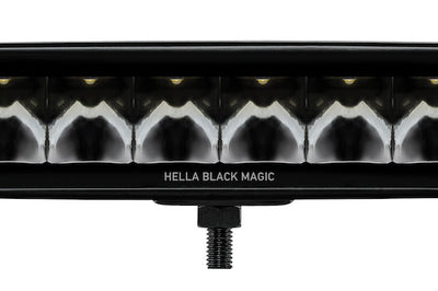 Hella Universal Black Magic 6 L.E.D. Mini Light Bar - Spot Beam - Lights