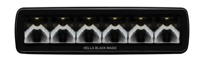 Hella Universal Black Magic 6 L.E.D. Mini Light Bar - Spot Beam - Lights