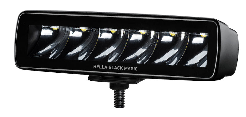Hella Universal Black Magic 6 L.E.D. Mini Light Bar - Spot Beam - Lights