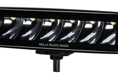 Hella Universal Black Magic 6 L.E.D. Mini Light Bar - Spot Beam - Lights