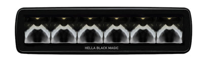 Hella Universal Black Magic 6 L.E.D. Mini Light Bar - Spot Beam - Lights