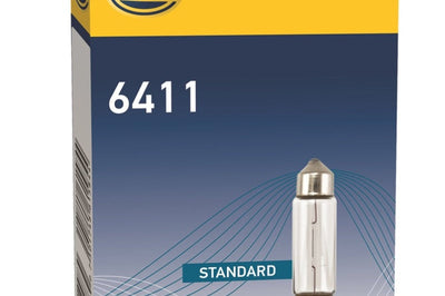 Hella Universal Clear 12V 10W 10x41mm T3.25 Bulb - Lights