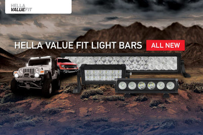Hella Value Fit Design 11in - 60W LED Light Bar - Combo Beam - Lights