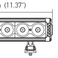 Hella Value Fit Design 11in - 60W LED Light Bar - Combo Beam - Lights