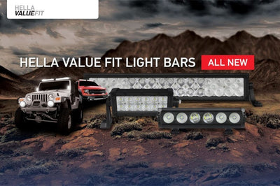 Hella Value Fit Design 11in - 60W LED Light Bar - Combo Beam - Lights