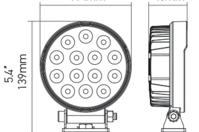 Hella ValueFit Work Light 5RD 2.0 LED MV CR LT - Lights