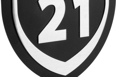 Highway 21 Helmet Tree Header Sign - Harddrive Products