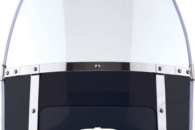 National Cycle Heritage Beaded Windshield Blue Adjustable Window - Black/Clear