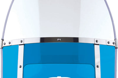 National Cycle Heritage Beaded Windshield Blue Adjustable Window - Blue/Clear