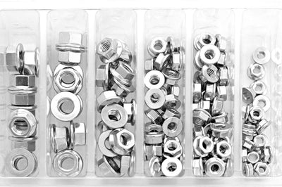 Bolt Hex Nut Assortment 90 Piece Kit - Tires & Wheels