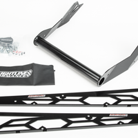 Straightline Hide ’n’ Go Rear Bumper Black/white Black Snowmobile Collection