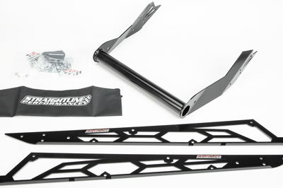 Straightline Hide ’n’ Go Rear Bumper Black/white Black Snowmobile Collection