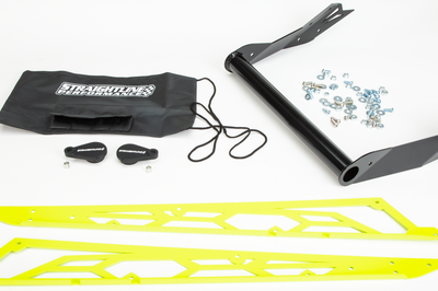 Straightline Hide ’n’ Go Rear Bumper Black/white Manta Green Snowmobile Collection