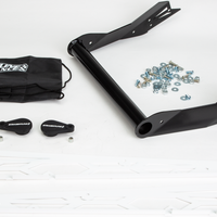 Straightline Hide ’n’ Go Rear Bumper Black/white Black Snowmobile Collection