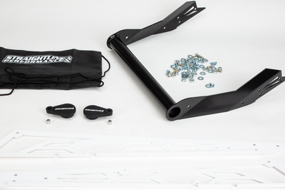 Straightline Hide ’n’ Go Rear Bumper Black/white White Snowmobile Collection