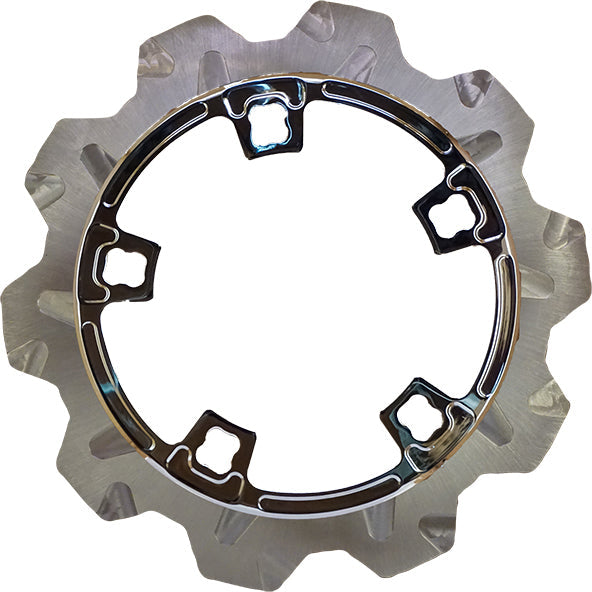 Lyndall Brakes High Carbon Steel Perimeter Rotor Chrome 11.8’’ - Harddrive Products