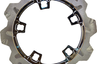 Lyndall Brakes High Carbon Steel Perimeter Rotor Chrome 11.8’’ - Harddrive Products