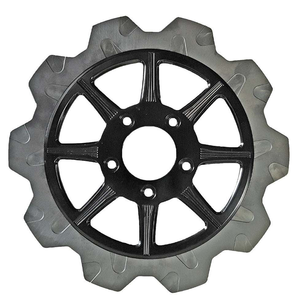 Lyndall Brakes High Carbon Steel Phoenix Front Rotor Black 11.5’’ - Harddrive Products