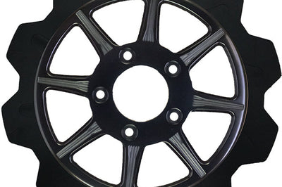 Lyndall Brakes High Carbon Steel Phoenix Front Rotor Black 11.8’’ - Harddrive Products