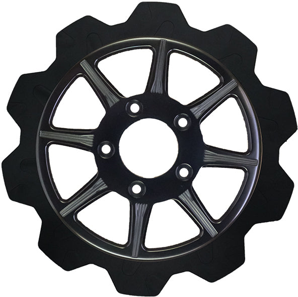 Lyndall Brakes High Carbon Steel Phoenix Rear Rotor Black 11.5’’ - Harddrive Products