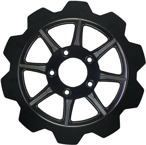 Lyndall Brakes High Carbon Steel Phoenix Rear Rotor Black 11.8’’ - Harddrive Products