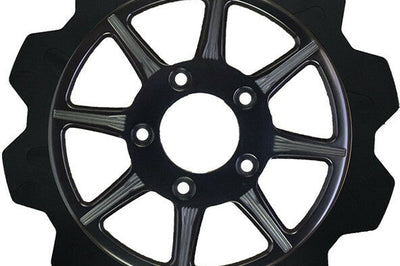 Lyndall Brakes High Carbon Steel Phoenix Rear Rotor Black 11.8’’ - Harddrive Products