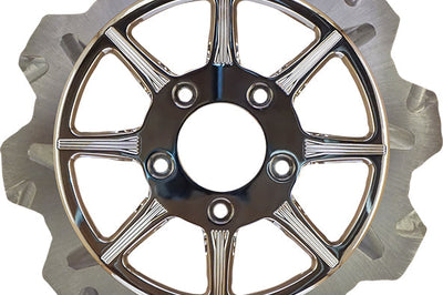 Lyndall Brakes High Carbon Steel Phoenix Rear Rotor Chrome 11.8’’ - Harddrive Products