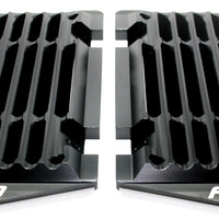 Flo Motorsports High Flow Radiator Braces Blue - Black - Offroad Collection
