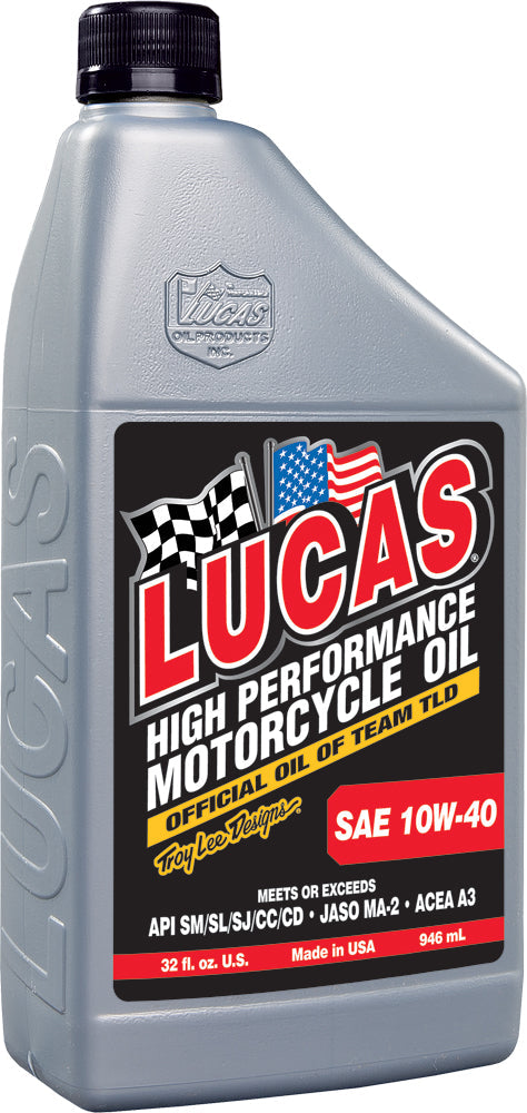 Lucas High Performance Oil 10w-40 Qt - Harddrive Products