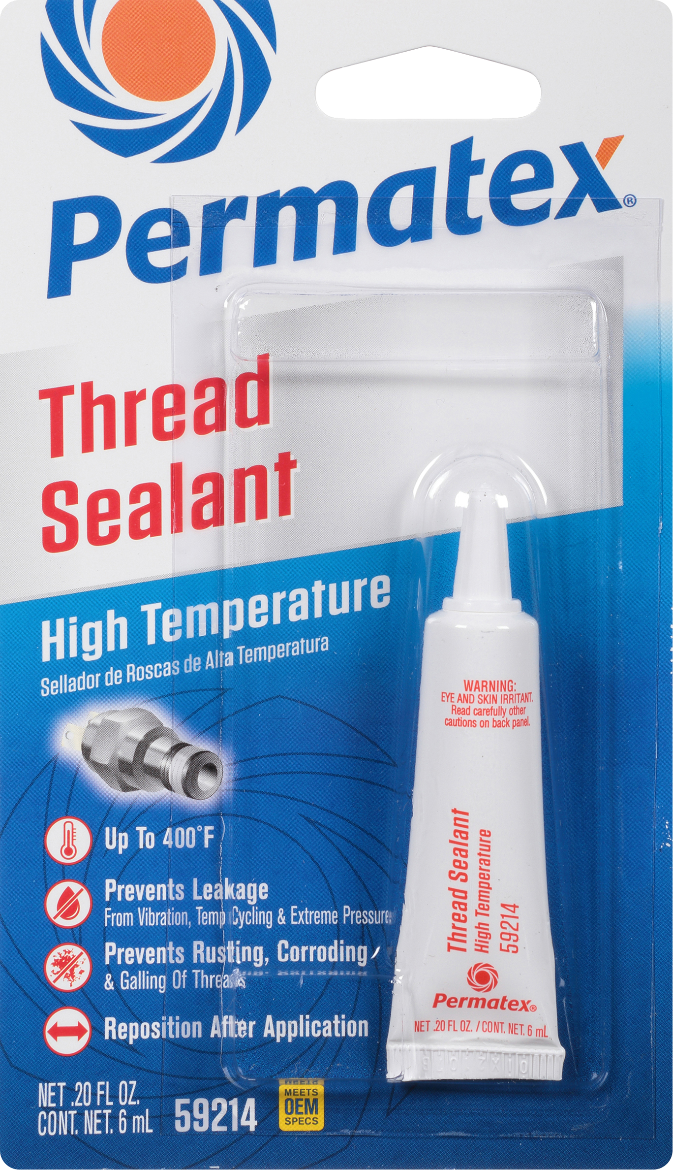Permatex High Temperature Thread Sealant 6ml - Watercraft Collection