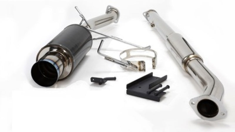 HKS 03-06 Evo Carbon-Ti Cat-back Exhaust - Mufflers & Tips
