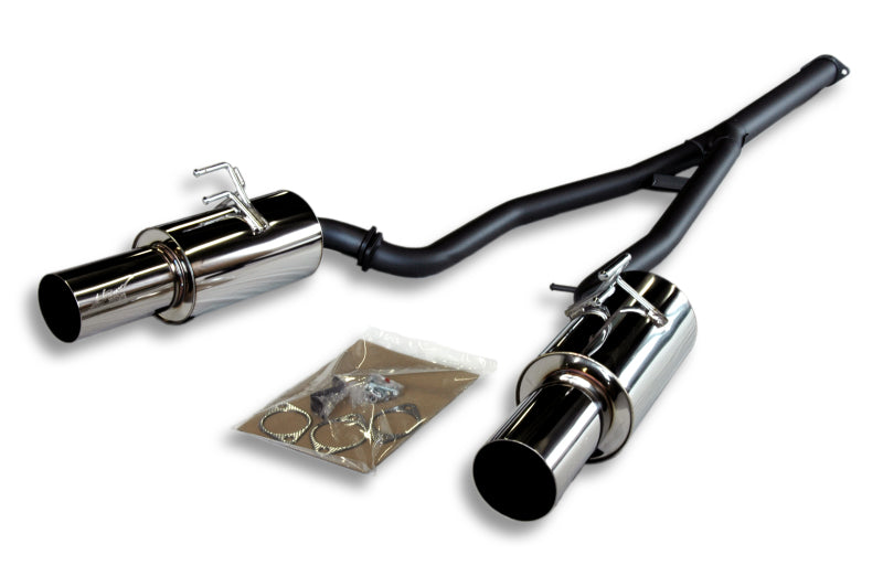 HKS 08-09 Evo 10 Hi-Power Dual Tip Catback Exhaust - Mufflers & Tips