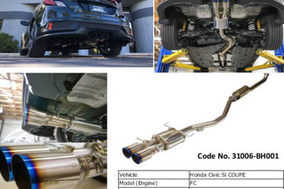 HKS Hi-Power Muffler for Civic SI Coupe (FC3) - Exhaust Mufflers & Tips