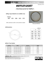 HKS Muffler Gasket 51.1mm ID 59.9mm OD - Exhaust Mufflers & Tips