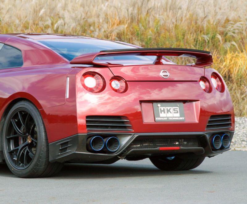 HKS RACING MUFFLER R35 GT-R w/ SILENCER - Exhaust Mufflers & Tips